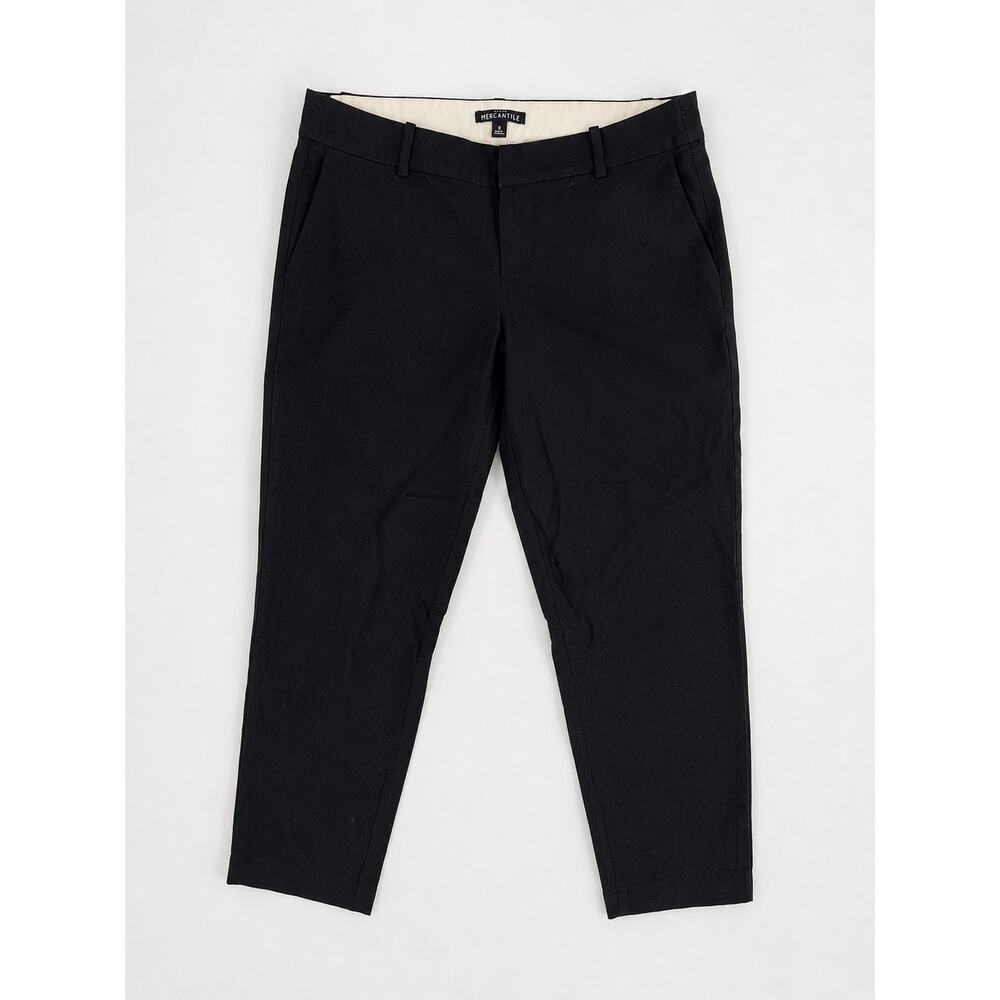 J. Crew Mercantile Black Slim Ankle Length Dress Pants Women’s Size 8